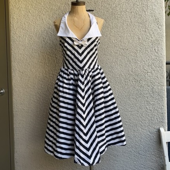 vintage striped dress